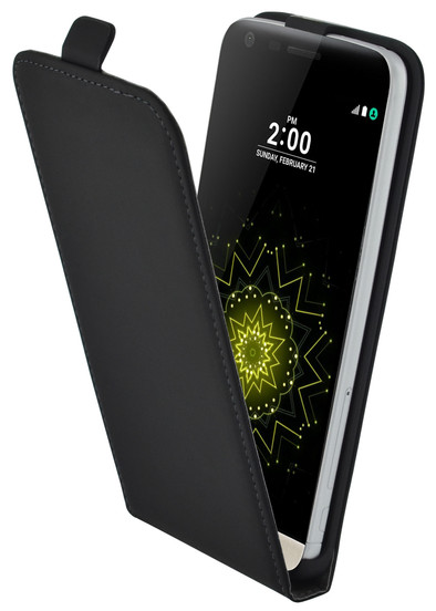 Mobiparts Premium Flip Case LG G5 Zwart is nooit meer leverbaar