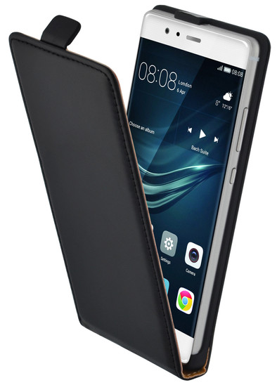 Mobiparts Essential Flip Case Huawei P9 Zwart is nooit meer leverbaar