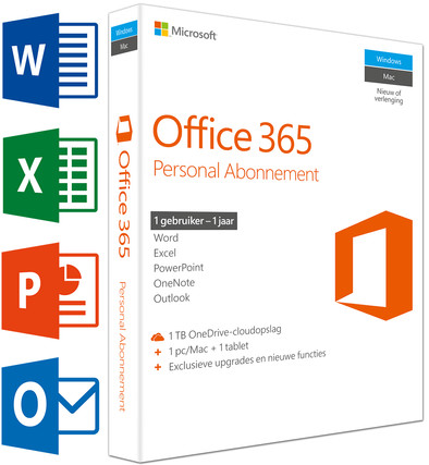Le produit Microsoft Office 365 Personnel abonnement 1 an NL ne sera plus jamais disponible