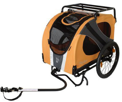 DoggyRide Fietskar Novel 10 Oranje is nooit meer leverbaar