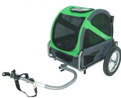 Doggyride Fietskar Mini Trailer Groen is nooit meer leverbaar
