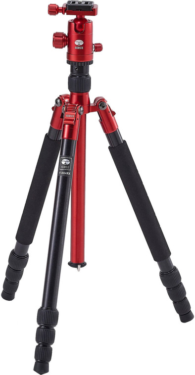 Sirui UltraLight T-004X+C10S Rood is nooit meer leverbaar