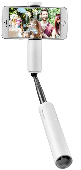 Cliquefie Max Selfie Stick Bluetooth Wit is nooit meer leverbaar