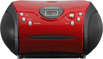 Lenco SCD-24 Rood/Zwart is nooit meer leverbaar