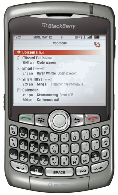 BlackBerry 8310 Curve is nooit meer leverbaar