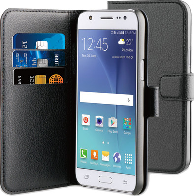 BeHello Wallet Case Samsung Galaxy J5 Zwart is nooit meer leverbaar