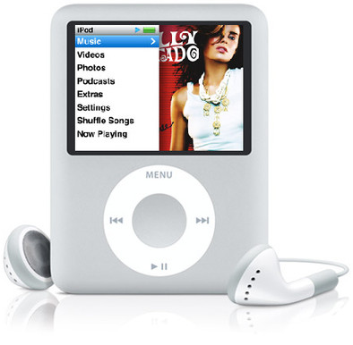 Apple iPod Nano 8 GB Silver (3G) is nooit meer leverbaar