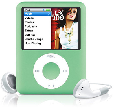Apple iPod Nano 8 GB Green (3G) is nooit meer leverbaar
