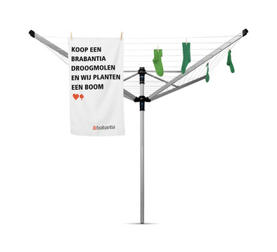 Brabantia droogmolen Advance 50 meter is nooit meer leverbaar