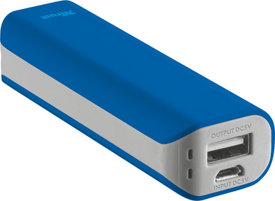 Trust Urban Primo Powerbank 2.200 mAh Blauw is nooit meer leverbaar