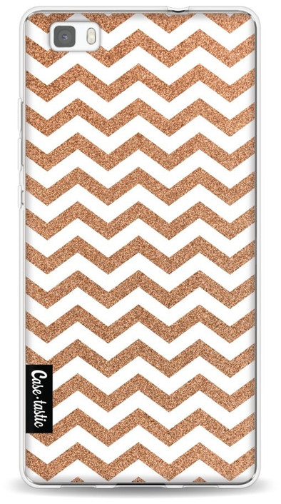 Casetastic Softcover Huawei P8 Lite Copper Chevron is nooit meer leverbaar