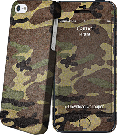 I-Paint Cover Apple iPhone 5/5S/SE Camo is nooit meer leverbaar
