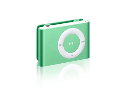 Apple iPod Shuffle 1 GB Light Green is nooit meer leverbaar