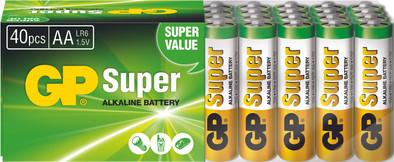 Le produit GP Super Alkaline lot de 40 AA ne sera plus jamais disponible