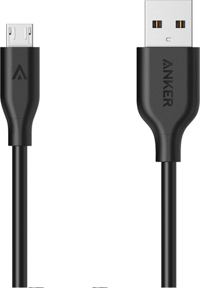 Anker PowerLine Micro USB 0,3m Zwart is nooit meer leverbaar