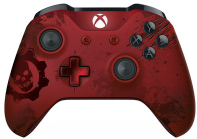 Xbox One S Gears of War 4 Crimson Omen Limited Edition draadloze controller is nooit meer leverbaar