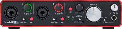 Focusrite Scarlett 2i4 2nd Gen Usb is nooit meer leverbaar