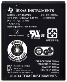 Le produit Texas Instruments Pile rechargeable ne sera plus jamais disponible