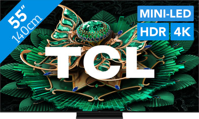 TCL 55" QD Mini-led C71K 4K (2025) is nooit meer leverbaar