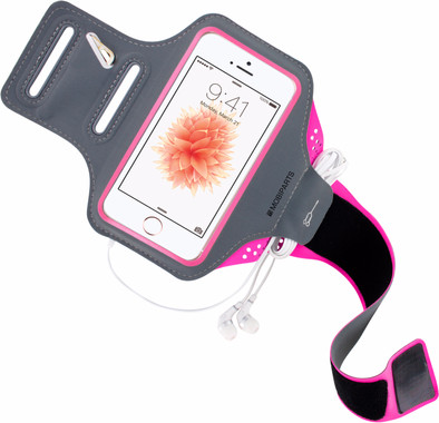 Mobiparts Comfort Fit Sportarmband Apple iPhone 5/5S/SE Roze is nooit meer leverbaar