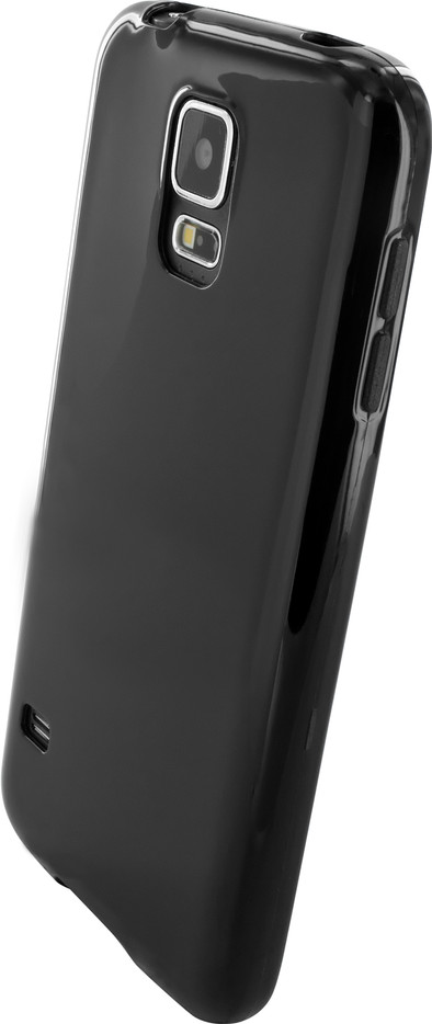 Mobiparts Essential TPU Case Samsung Galaxy S5/S5 Plus Zwart is nooit meer leverbaar