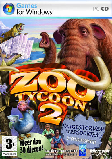 Zoo Tycoon 2: Extinct Animals PC is nooit meer leverbaar