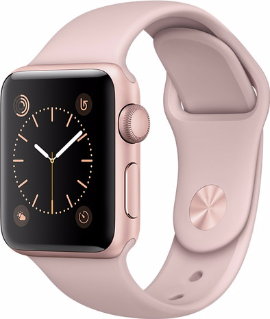 Apple Watch Series 38mm Rose Gold Aluminum/Rose Quartz Sport