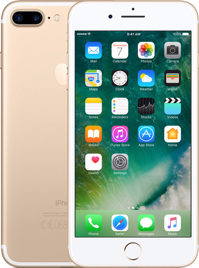 Apple iPhone 7 Plus 256 GB Goud is nooit meer leverbaar