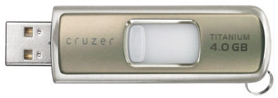 Sandisk Cruzer Titanium U3 4 GB + ReadyBoost USB-stick is nooit meer leverbaar