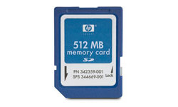 HP 512 MB Secure Digital Card is nooit meer leverbaar