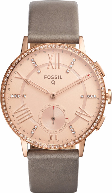 Le produit Fossil Q Gazer Hybrid Cuir Rosé/Gris ne sera plus jamais disponible