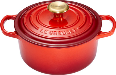 Le Creuset Signature Ronde Stoof-/Braadpan 18 cm Rood is nooit meer leverbaar