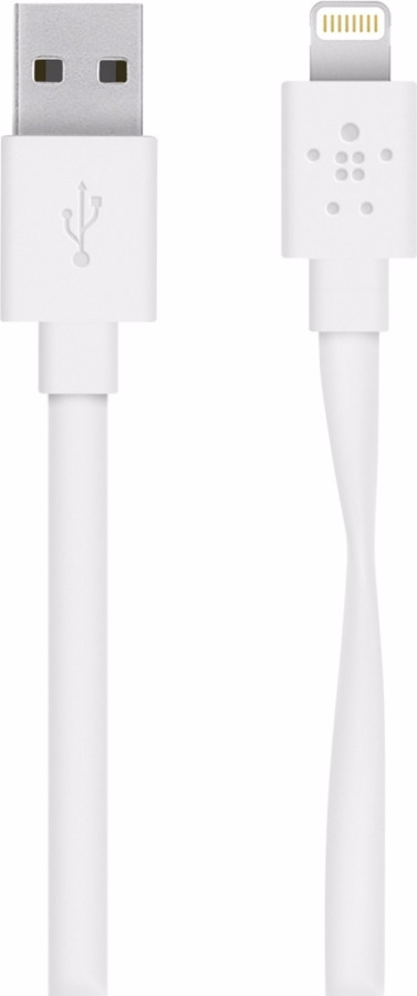 Belkin Lightning Kabel Plat Wit is nooit meer leverbaar
