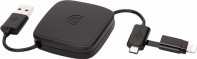 Griffin 2-in-1 Retractable Kabel Zwart is no longer available