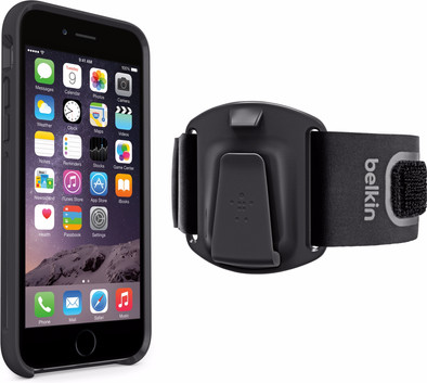 Belkin ClipFit Sports Armband Apple iPhone 6/6s Zwart is nooit meer leverbaar