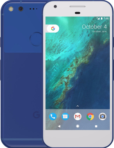 Google Pixel 128 GB Blauw is nooit meer leverbaar
