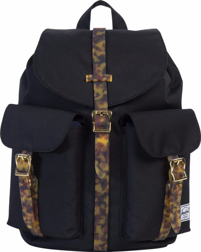 Herschel Dawson Womens Black/Tortoise Shell is nooit meer leverbaar