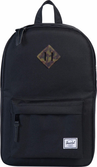 Herschel Heritage Mid-Volume Black/Tortoise Shell is nooit meer leverbaar