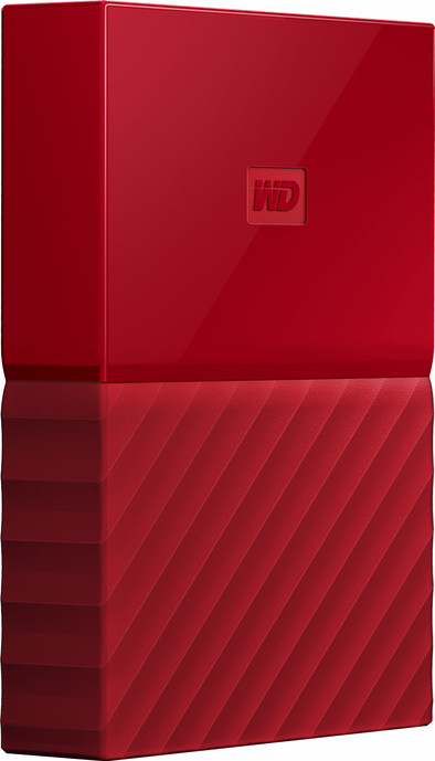 WD My Passport 4 TB Rood is nooit meer leverbaar