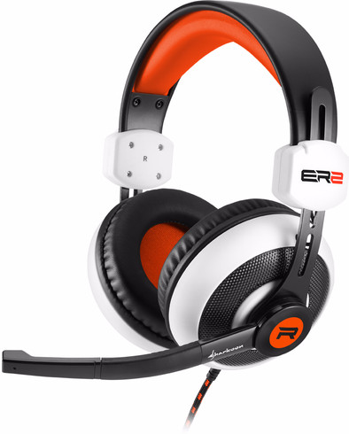 Sharkoon RUSH ER2 Wit/Oranje is nooit meer leverbaar