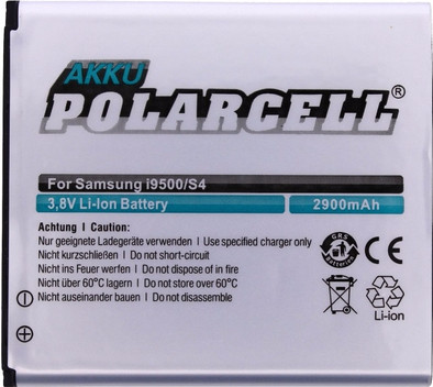 Polarcell Samsung Galaxy S4 Accu 2900 mAh is nooit meer leverbaar