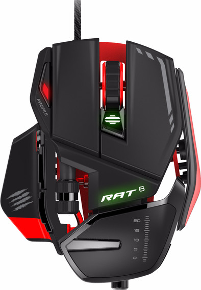 Mad Catz R.A.T. 6 Zwart is nooit meer leverbaar