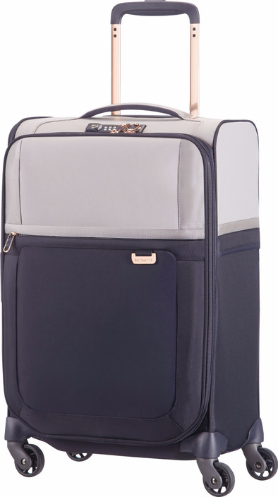 Le produit Samsonite Uplite Spinner Extensible 55 cm Perle/Bleu ne sera plus jamais disponible