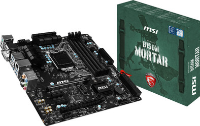 MSI B150M MORTAR is nooit meer leverbaar