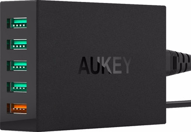 Aukey Charger Adapter met 5 USB ports and Quick Charge 2.0 is no longer available