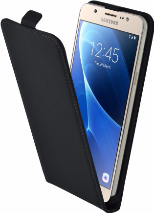 Mobiparts Premium Flip Case Samsung Galaxy J7 (2016) Zwart is nooit meer leverbaar