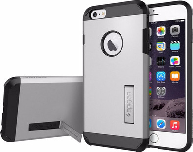 Spigen Tough Armor Apple iPhone 6 Plus/6s Plus Zilver is nooit meer leverbaar