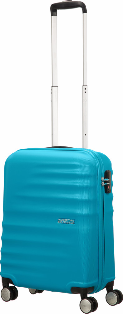 American Tourister WaveBreaker Spinner 55cm Summer Sky is nooit meer leverbaar