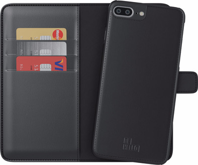 BeHello 2-in-1 Wallet Case Apple iPhone 7 Plus Zwart is nooit meer leverbaar