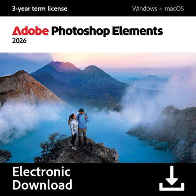 Adobe Photoshop Elements 2026 3 Jaar - Digitaal is nooit meer leverbaar